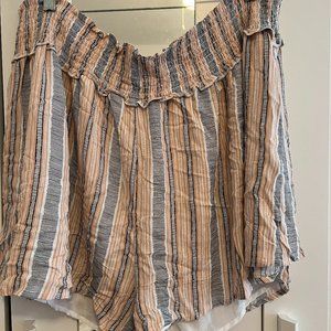 Smocked Crepe Shorts 3XL NWT Ninexis